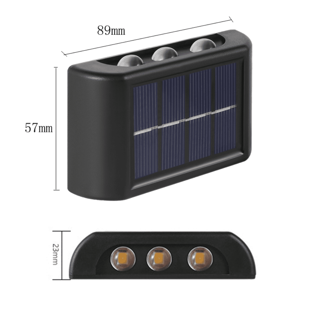 Luminária solar para parede - LojaFerru