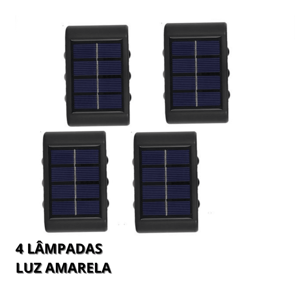 Luminária solar para parede - LojaFerru