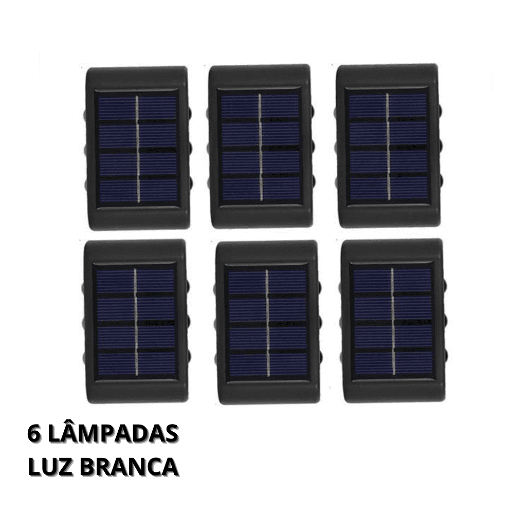 Luminária solar para parede - LojaFerru
