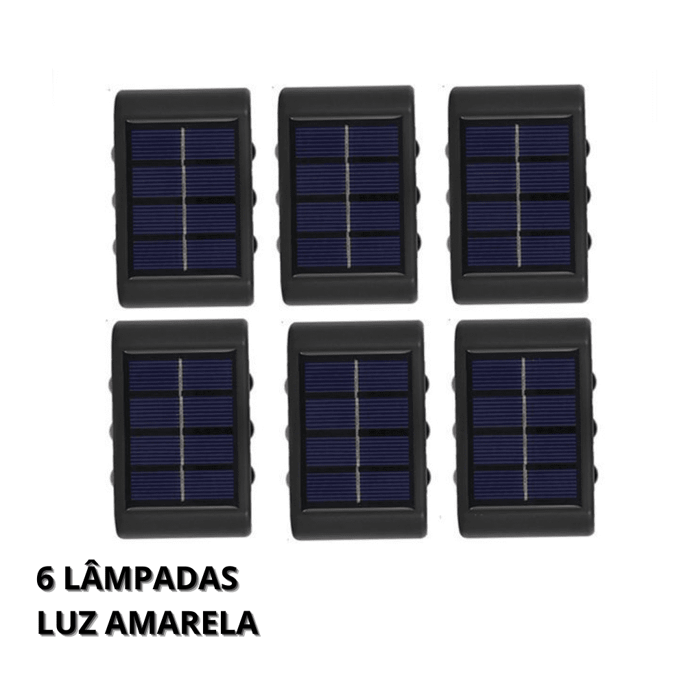 Luminária solar para parede - LojaFerru