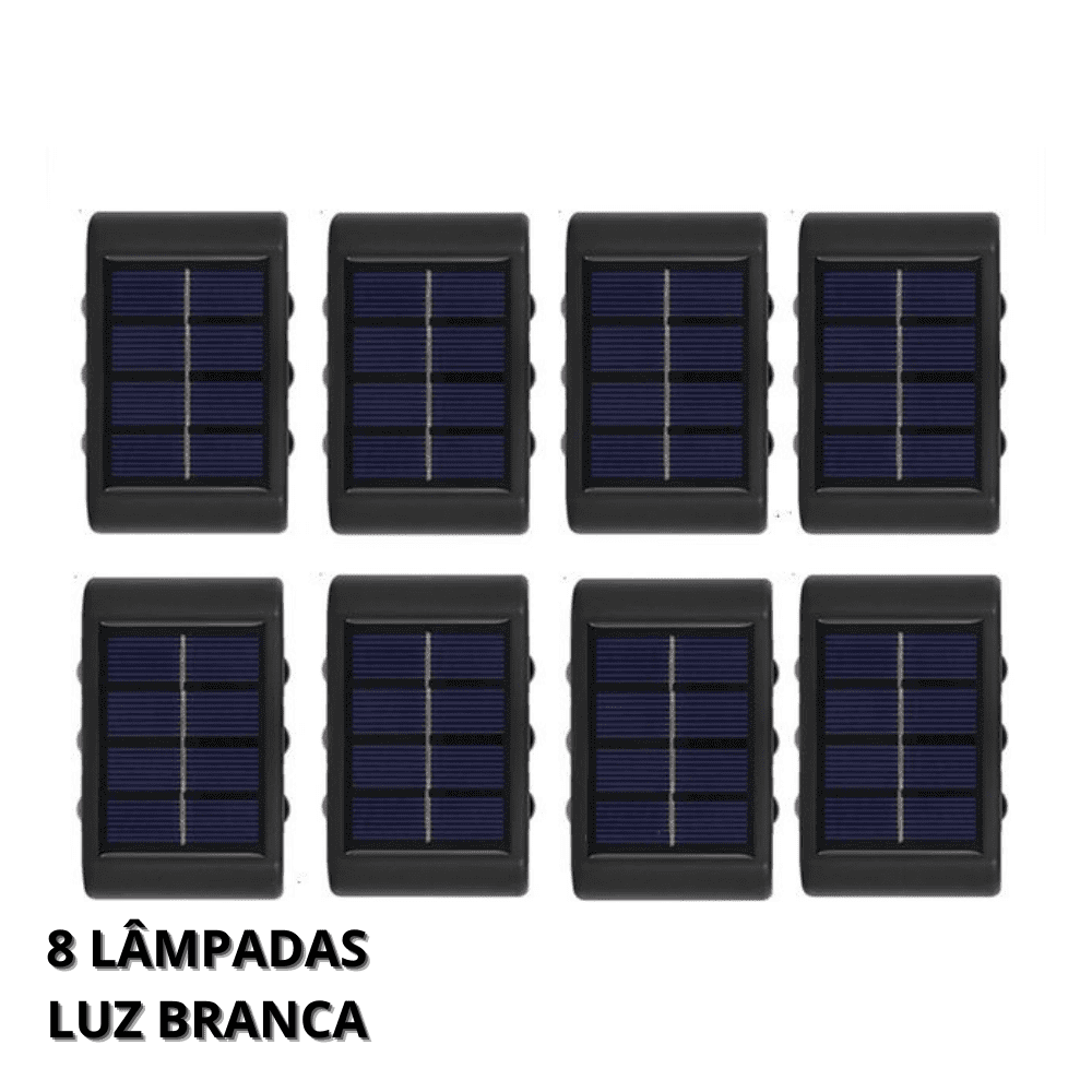 Luminária solar para parede - LojaFerru