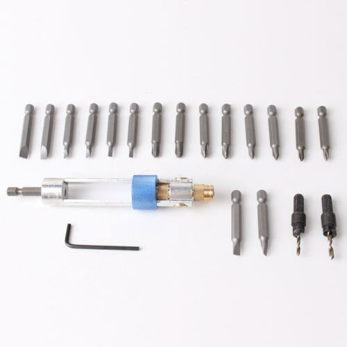 Kit Broca Multi Chave 20-em-1 — Bits Intercambiáveis em Aço Inoxidável - LojaFerru