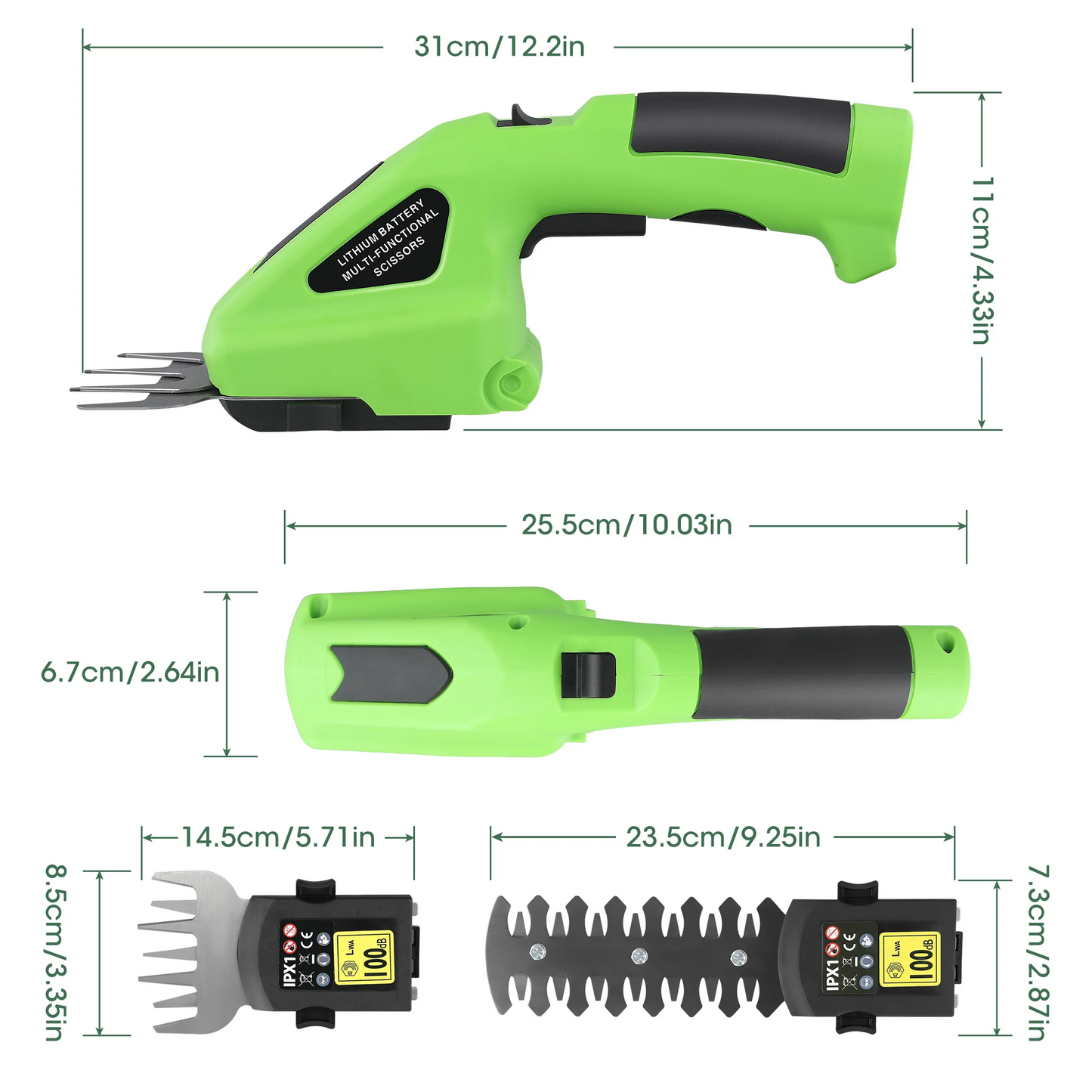 Aparador de Grama Sem Fio ProCut – Corte Limpo, Bateria de 36 V e Design Leve - LojaFerru
