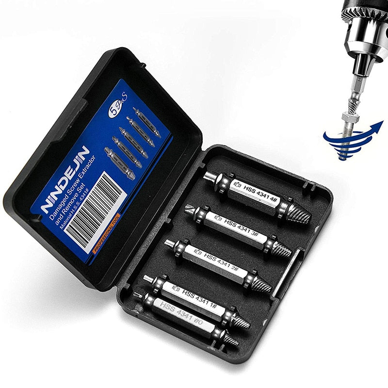 Broca Extrator de Parafusos Kit Completo - LojaFerru