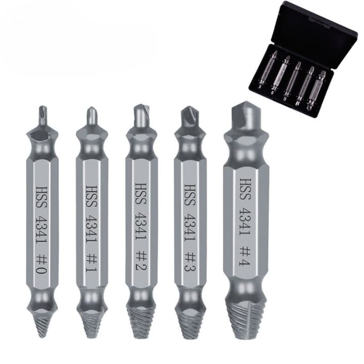 Broca Extrator de Parafusos Kit Completo - LojaFerru