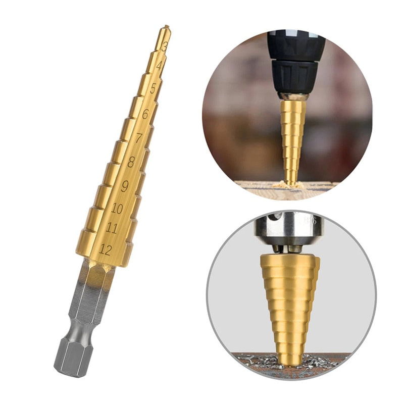 Broca Titânio MaxFuru kit completo - LojaFerru