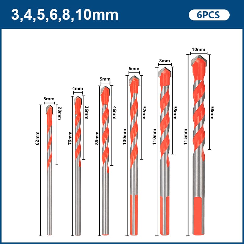 Brocas Diamantada Profissional Kit Completo - LojaFerru