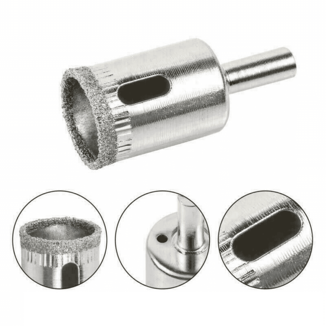 Brocas Diamantadas Kit Completo - LojaFerru