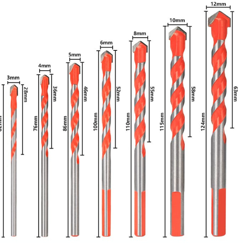 Brocas Diamantada Profissional Kit Completo - LojaFerru