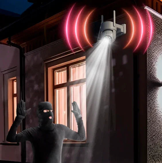 Câmera de Segurança Solar SecureLight - LojaFerru