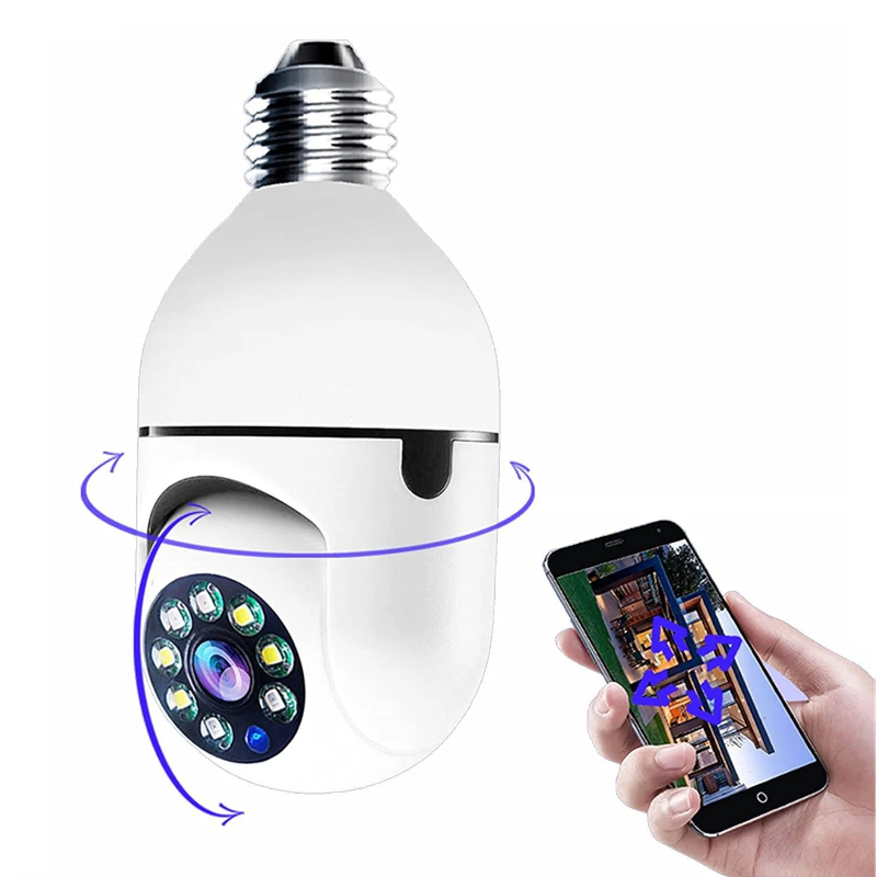 Câmera Espiã 360° Wi-Fi Spy 360 – Visão Noturna e Monitoramento Remoto - LojaFerru