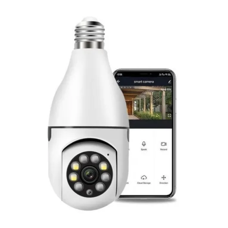 Câmera Espiã 360° Wi-Fi Spy 360 – Visão Noturna e Monitoramento Remoto - LojaFerru
