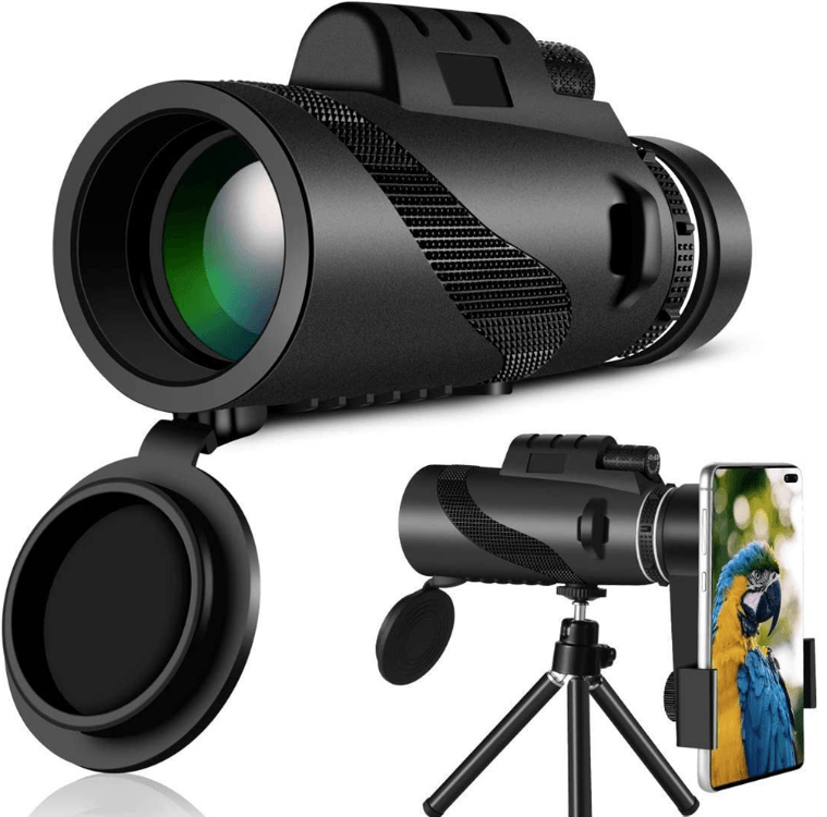 Monóculo ZoomElite – Zoom 600×, Visão Noturna e Construção Antichoque - LojaFerru