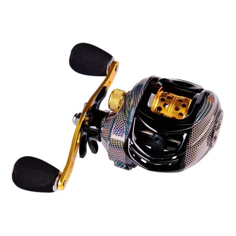 Carretilha Drag Snake – Leve, 5 Rolamentos e Arraste Forte - LojaFerru