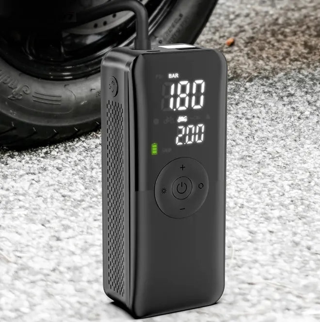 Compressor de Ar Portátil 12 V – Compacto, Rápido e Multifuncional - LojaFerru