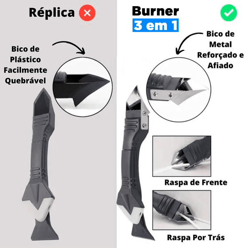 Ferramenta de Remoção de Silicone e Rejunte - LojaFerru