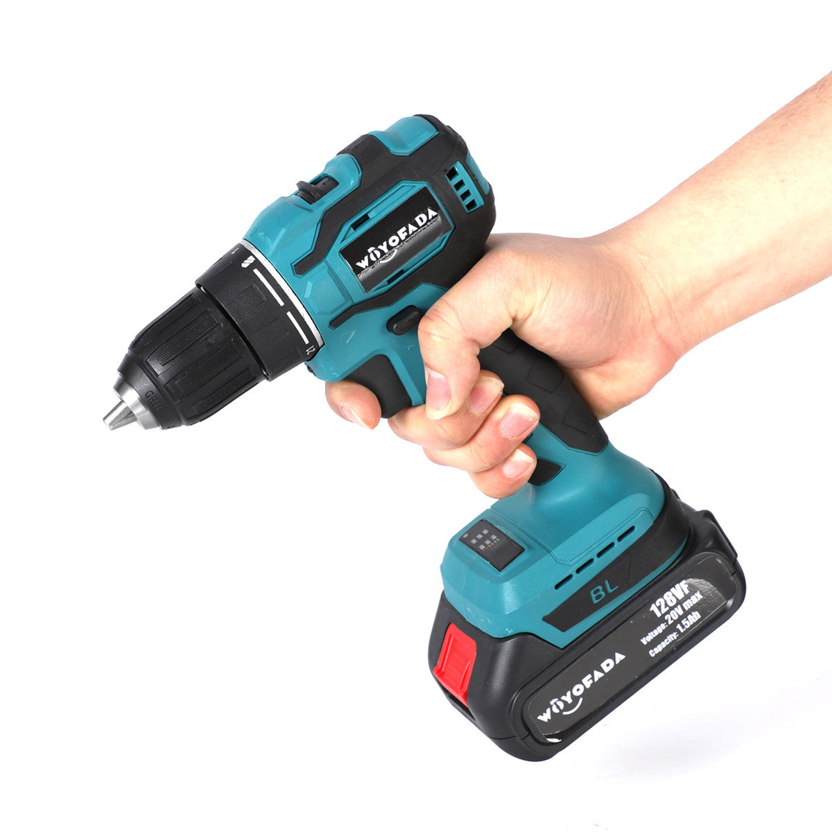Furadeira Parafusadeira Sem Fio EasyDrill 18 V – 20 Níveis de Torque e LED Integrado - LojaFerru