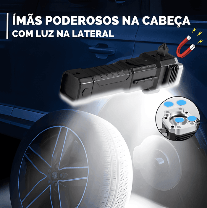 Lanterna Tática Indestrutível 4 em 1 – Ultra Potente e Resistente - LojaFerru