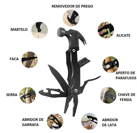 Martelo Multifuncional Completo EssencialHammer - LojaFerru