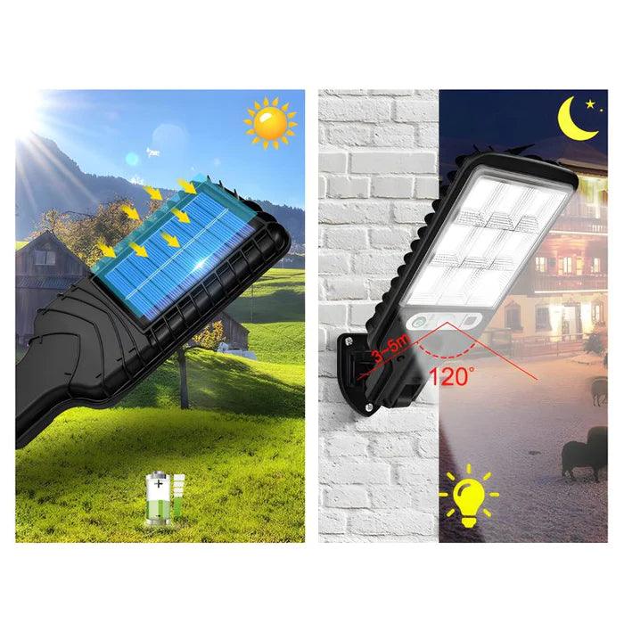 Refletor Solar Ultra Sustentável – Iluminação LED 12h Sem Fiação - LojaFerru