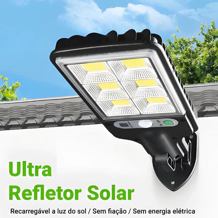 Refletor Solar Ultra Sustentável – Iluminação LED 12h Sem Fiação - LojaFerru