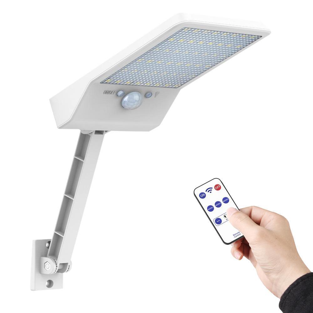 Refletor Solar 48 LEDs com Sensor de Movimento – Iluminação Automática e IP65 - LojaFerru