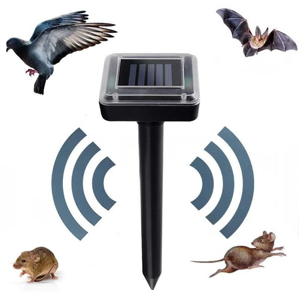 Repelente Solar Ultra Sônico Espanta Pragas - LojaFerru