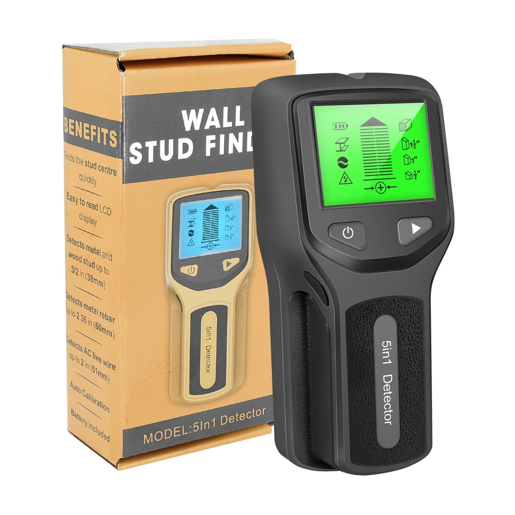 Scanner Profissional de Parede 3 em 1 – Metal, Madeira e Fios Energizados - LojaFerru