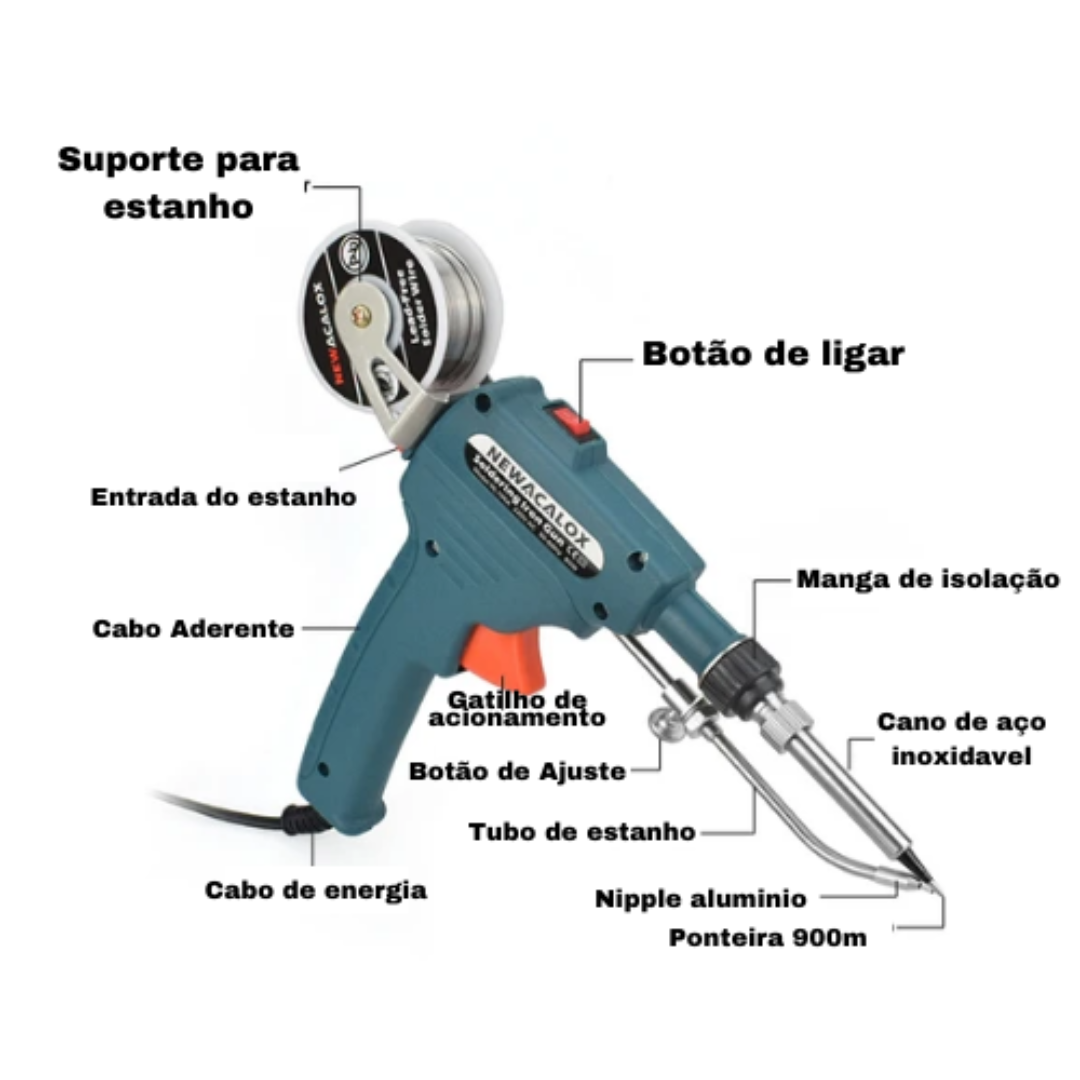 Pistola de Soldagem Automática de Alta Precisão - SoldaMaster Pro 5000 - LojaFerru