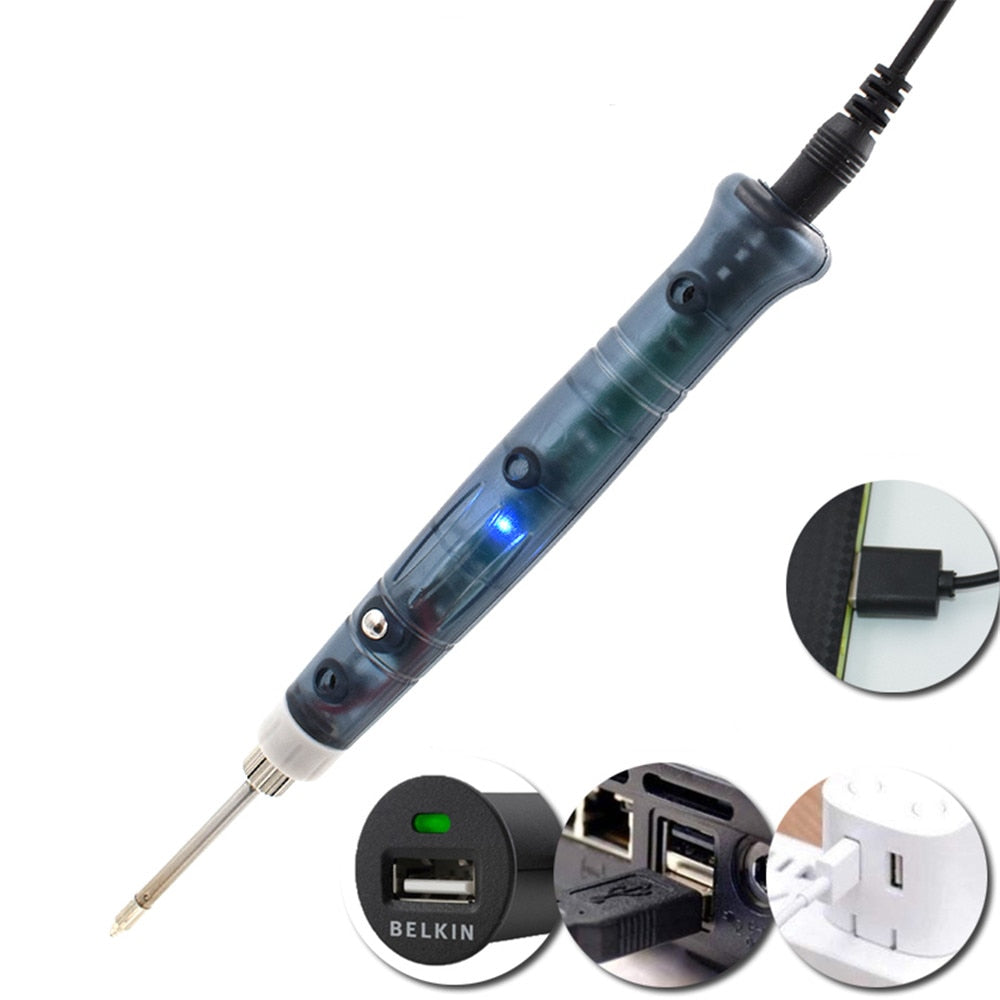 Ferro de Solda Recarregável e Portátil - SoldaPort USB - LojaFerru