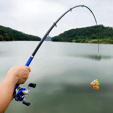 Vara de Pesca Telescópica Carbono Ultra – Compacta e Robusta - LojaFerru
