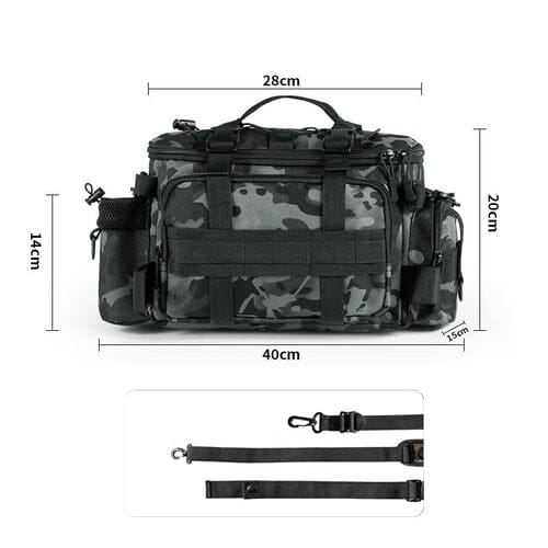 Bolsa Tática Pesca Multiuso: Impermeável e Ideal para Aventuras - LojaFerru