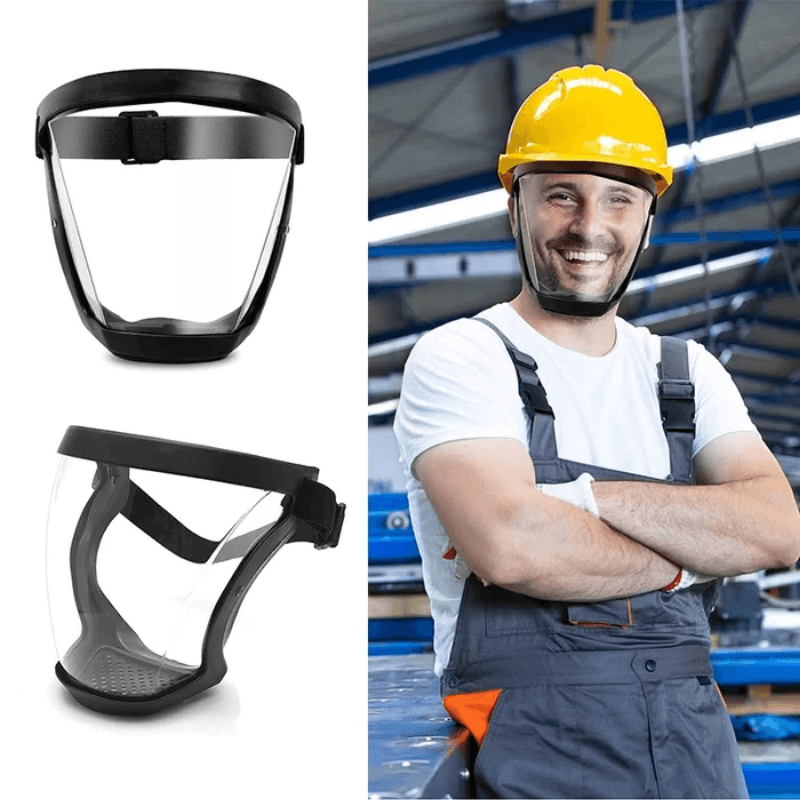 Máscara Facial FaceGuard – Acrílico Reforçado, Visão Perfeita e Conforto Prolongado - LojaFerru