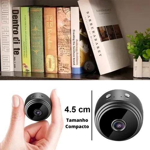 Mini Câmera de Segurança Full HD - WiFi - LojaFerru