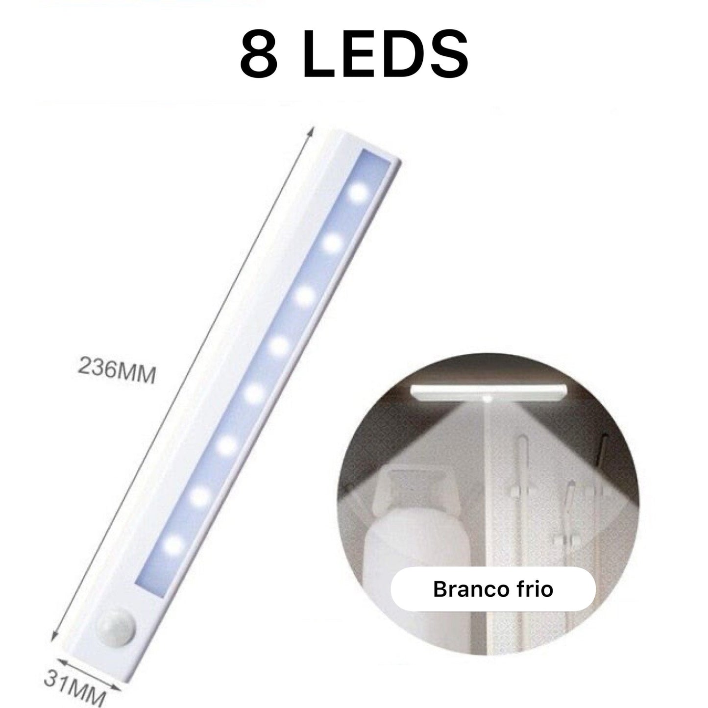 Luz Noturna de LED Com Sensor De Movimento | Linha Smart Home - LojaFerru
