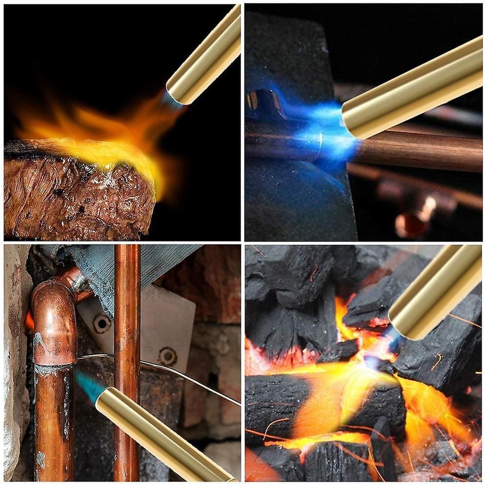 Maçarico Portátil Profissional – Antivento, Ajuste Preciso e Alta Temperatura - LojaFerru