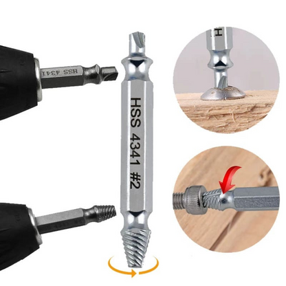 Broca Extrator de Parafusos Kit Completo - LojaFerru