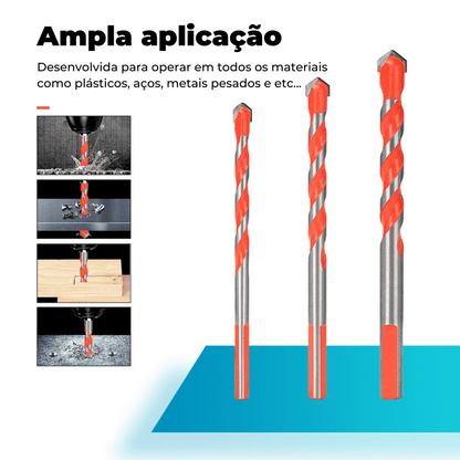 Brocas Diamantada Profissional Kit Completo - LojaFerru