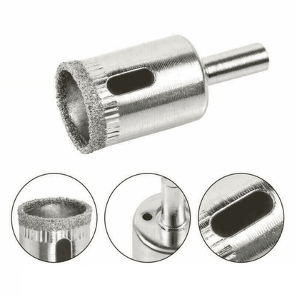 Brocas Diamantadas Kit Completo - LojaFerru
