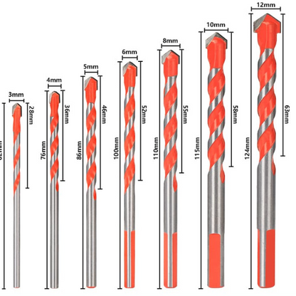 Brocas Diamantada Profissional Kit Completo - LojaFerru