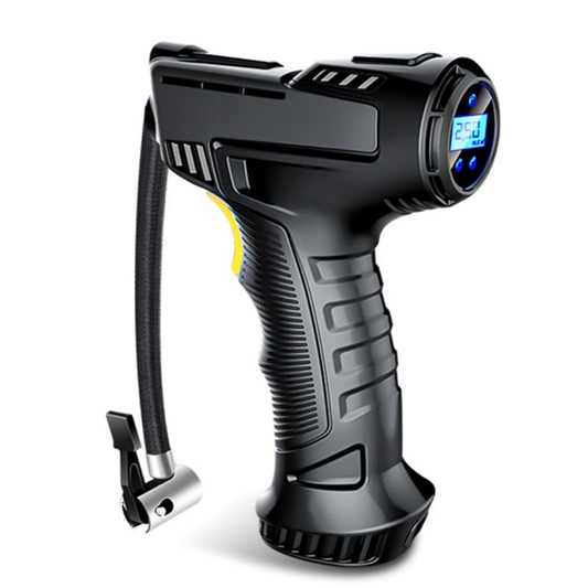 Calibrador De Pneus Digital Portátil + 3 Bicos Diferentes - LojaFerru