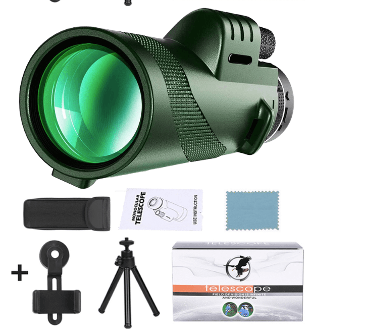 Monóculo ZoomElite – Zoom 600×, Visão Noturna e Construção Antichoque - LojaFerru