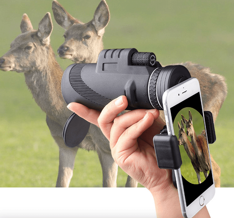 Monóculo ZoomElite – Zoom 600×, Visão Noturna e Construção Antichoque - LojaFerru