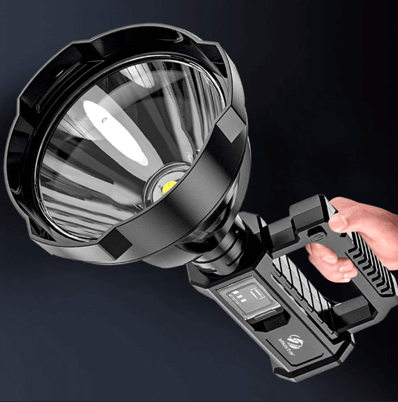 Lanterna tática recarregável PowerBeam – super potente & à prova d’água - LojaFerru