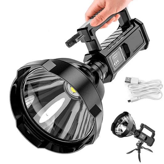 Lanterna tática recarregável PowerBeam – super potente & à prova d’água - LojaFerru