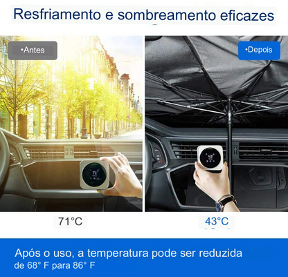 Guarda-Sol Automotivo UltraShade – Bloqueia UV, Isola Calor e Alta Durabilidade - LojaFerru