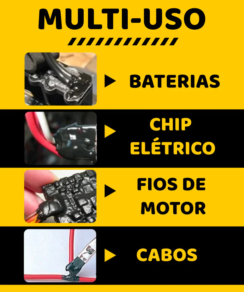 Isolante Líquido PowerSeal – Impermeável, Flexível e Alta Tensão - LojaFerru