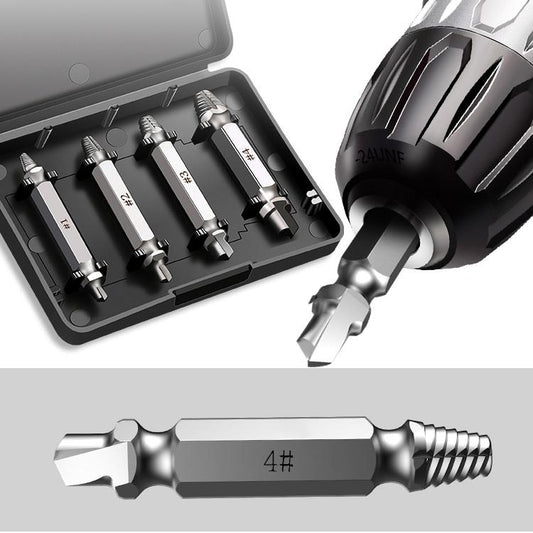 Kit Extrator de Parafusos Pro DrillMaster – Remove Parafusos Danificados sem Dor de Cabeça - LojaFerru