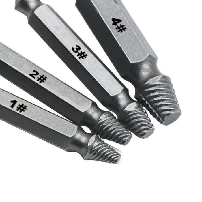 Kit Extrator de Parafusos Pro DrillMaster – Remove Parafusos Danificados sem Dor de Cabeça - LojaFerru