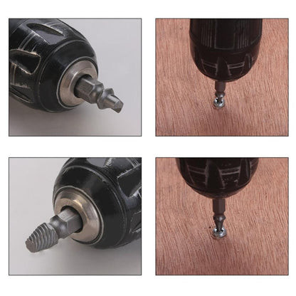 Kit Extrator de Parafusos Pro DrillMaster – Remove Parafusos Danificados sem Dor de Cabeça - LojaFerru